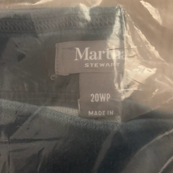 NWT MARTHA STEWART KNIT DENIM ANKLE JEANS MEDIUM INDIGO - Picture 16 of 16